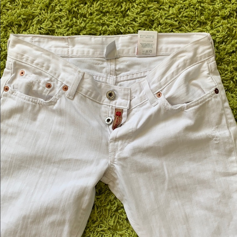 Lucky Brand white jeans size 2  26